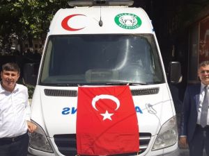 Yatağan Belediyesine hasta nakil aracı