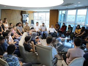 BAYSEM öğrencilerinden Başkan Sandal’a ziyaret