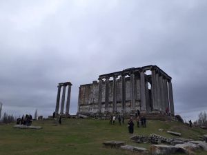 Aizanoi Antik Kenti bayramda doldu taştı