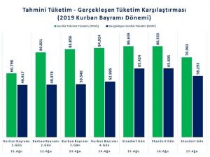 İstanbul Avrupa Yakası’nda 9 günlük tatilde elektrik tüketimi yüzde 27 düştü