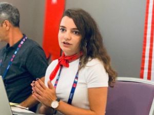 DPÜ mezunu Türkmen, ABD’de sunum yaptı