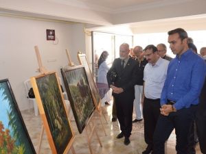 Emet’te ’3 Eylül Kurtuluş Haftası’ etkinlikleri, resim ve ahşap sergisinin açılışıyla başladı