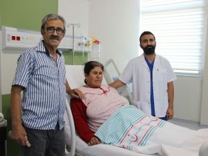 Kilo aldığını sanan kadının karnından 7 kiloluk kitle çıktı