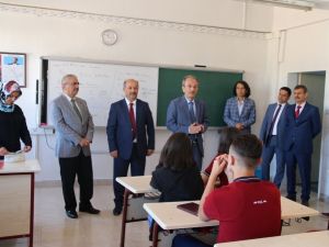 Daire Başkanı Tektaş, Ali Güral Lisesi’ni ziyaret etti