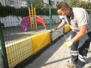 Merkezefendi’de okullar onarılıyor