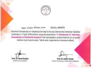 Öğretim üyesi ve öğrencisinden ‘En İyi Poster’ başarısı