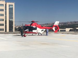 Niğde’den ambulans helikopterle taşınan kalp Ankara’da atacak