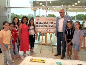 Çocuklar, Kula-Salihli Jeoparkı’nı eserlerinde yaşattı