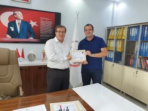 Proje ekibi ödüllendirildi