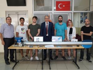 Ege roket takımı TEKNOFEST’te stant açtı