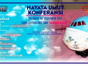 Bu konferansta hayat umut bulacak