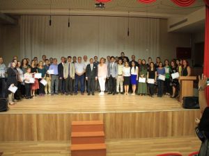 Robotik Kodlama eğitiminin sertifika töreni düzenlendi