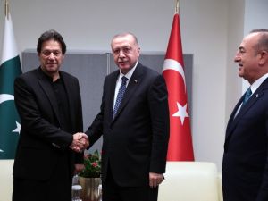 Cumhurbaşkanı Erdoğan, Pakistan Başbakanı Han’ı kabul etti