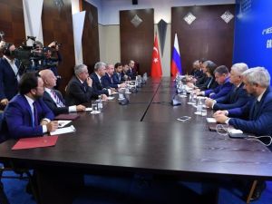 TBMM Başkanı Şentop, Rusya Devlet Duması Başkanı Volodin’le görüştü