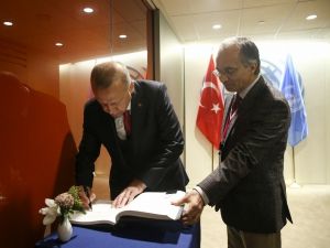 Cumhurbaşkanı Erdoğan, BM Genel Sekreteri Guterres’le görüştü