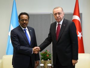 Cumhurbaşkanı Erdoğan, Somalili mevkidaşı ile görüştü