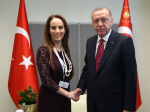 Cumhurbaşkanı Erdoğan, Parlamentolararası Birlik Başkanı Barron ile görüştü
