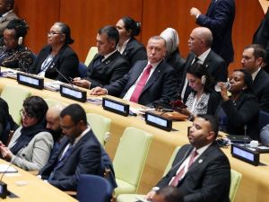 Cumhurbaşkanı Erdoğan, Kalkınma amaçları zirvesine katıldı