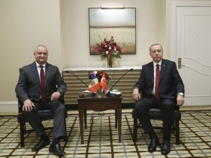 Cumhurbaşkanı Erdoğan, Moldova Cumhurbaşkanı İgor Dodon ile görüştü