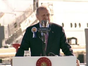 Cumhurbaşkanı Erdoğan, "Hedefimiz 2023’te savunma sanayii alanında dışa bağımlılığı tamamen ortadan kaldırmaktır" dedi.