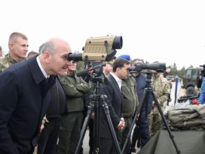 Bakan Soylu Ukrayna’da tatbikatı izledi
