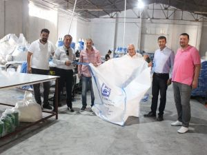 Çuval üretimine başladılar, şimdi çuvalla para kazanıyorlar