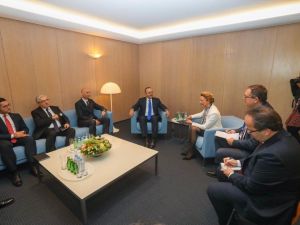 Bakan Çavuşoğlu, Avrupa Konseyi Genel Sekreteri Buric ile görüştü