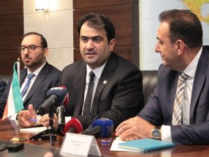 Bakan Varank, Kuveyt Ticari ve Sanayi Bakanı el-Roudan ile görüştü