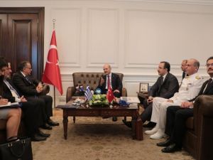 Soylu, Yunan heyetini kabul etti