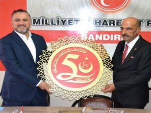 AK Parti’den MHP’ye 50’nci yıl ziyareti
