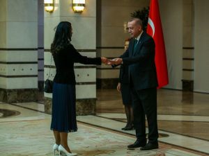 Cumhurbaşkanı Erdoğan, Estonya Büyükelçisini kabul etti