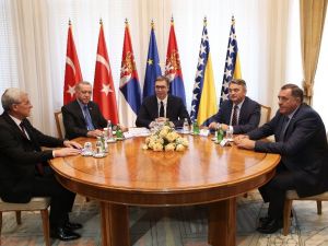 Erdoğan, Türkiye-Sırbistan-Bosna Hersek Üçlü Zirve Toplantısı’na katıldı
