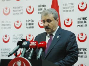 BBP Genel Başkanı Destici: “Kuzey Suriye’de teröristler bulundukça Türkiye güvende olmayacak”