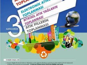 Okullar arası atık toplama yarışması başladı