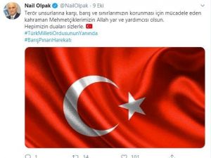 İş dünyasından Barış Pınarı Harekatına destek mesajları