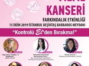 Meme Kanseri farkındalığı için ‘Kontrolü El’den Bırakma’ diyecekler