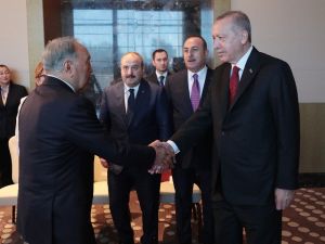 Cumhurbaşkanı Erdoğan, Kazakistan kurucu Cumhurbaşkanı Nazarbayev ile görüştü