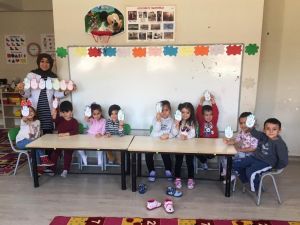 Hisarcık’ta minik öğrencilere el yıkamanın önemi anlatıldı