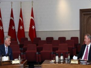 Milli Savunma Bakanı Akar, ABD Ulusal Güvenlik Danışmanı O’Brien’ı kabul etti