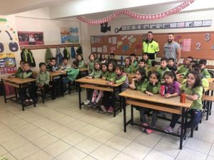 Şaphane ilkokul öğrencilerine trafik eğitimi