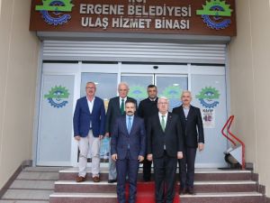 Ergene Kaymakamı Taşçı’dan Belediye Başkanı Yüksel’e ziyaret