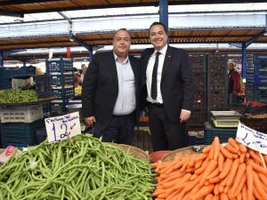 Başkan Dutlulu’dan pazarcı esnafına müjde