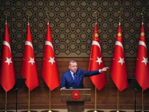 Cumhurbaşkanı Erdoğan: “Barış Pınarı Harekatı ile tam manasıyla takke düşmüş kel görünmüştür”