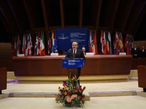 Meclis Başkanı Şentop, Avrupa Parlamento Başkanları toplantısında konuştu
