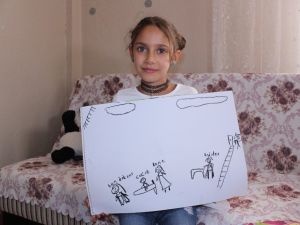 Neslihan’ın çizdiği resim gerçek olsun