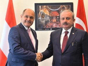 TBMM Başkanı Şentop, Avusturya Ulusal Meclis Başkanı Sobotka ile görüştü