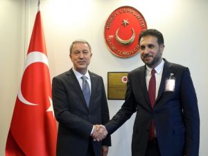 Bakan Akar, Afganistan Savunma Bakan Vekili Khalid ile görüştü