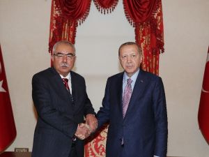 Cumhurbaşkanı Erdoğan, Afganistan Cumhurbaşkanı Yardımcısını kabul etti