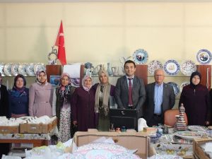 ’’Ateşte açan çiçekler’’ iki komşu ilçe kadınlarını bir araya getirdi