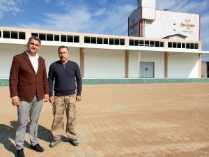 Bölgenin en büyük soğuk hava deposu yükseliyor